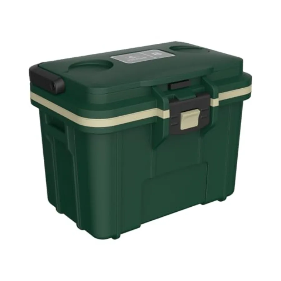 

8QT Personal Cooler Dry Box for Outdoor Adventures Durable Plastic Construction Black Finish Keeps Items Cold and Dry with Insu