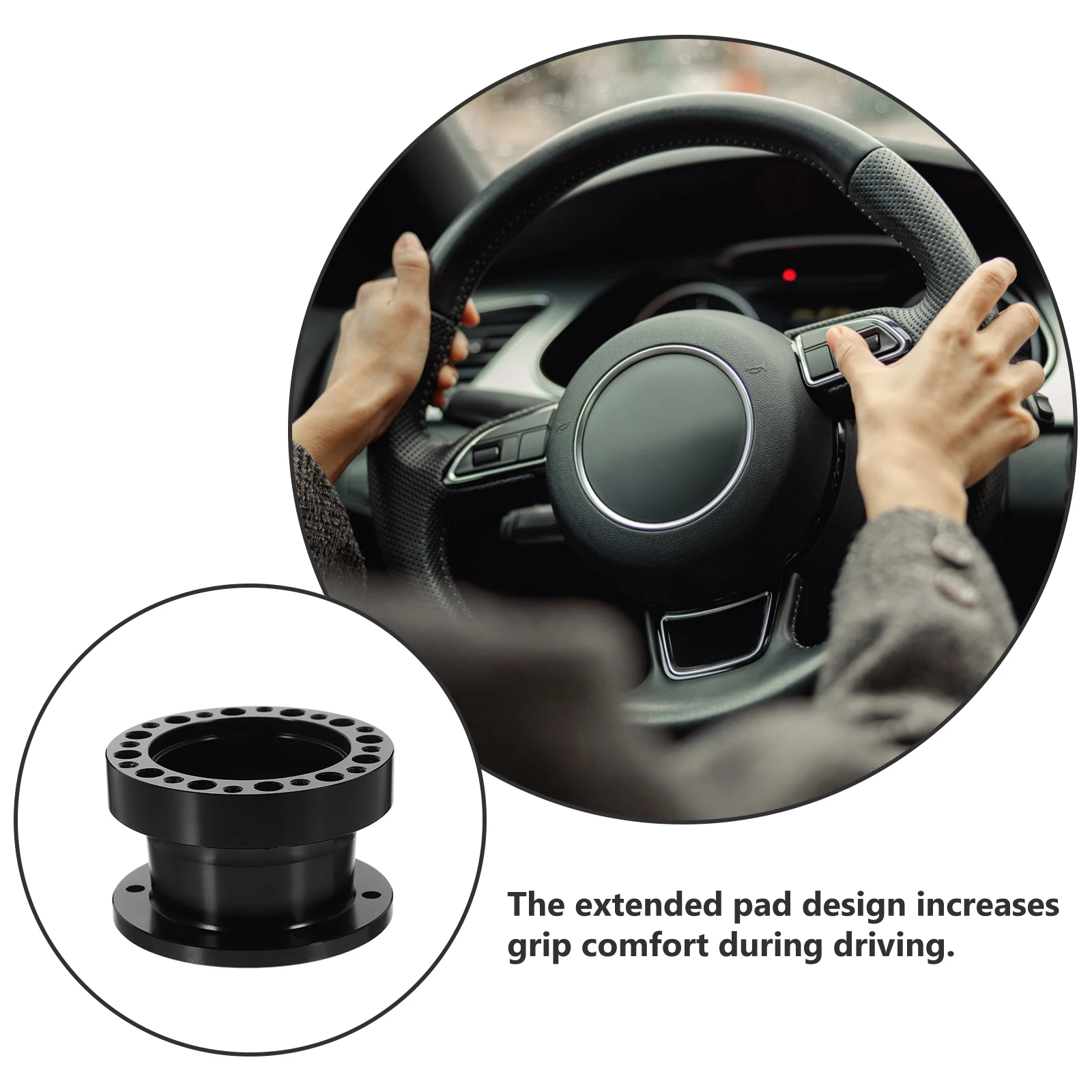 

2 Inch Wheel Hub Adapter Spacer 51mm Heightened Extender Automotive Supply Truck Steering Steering Wheel Adapter Spacer Parts