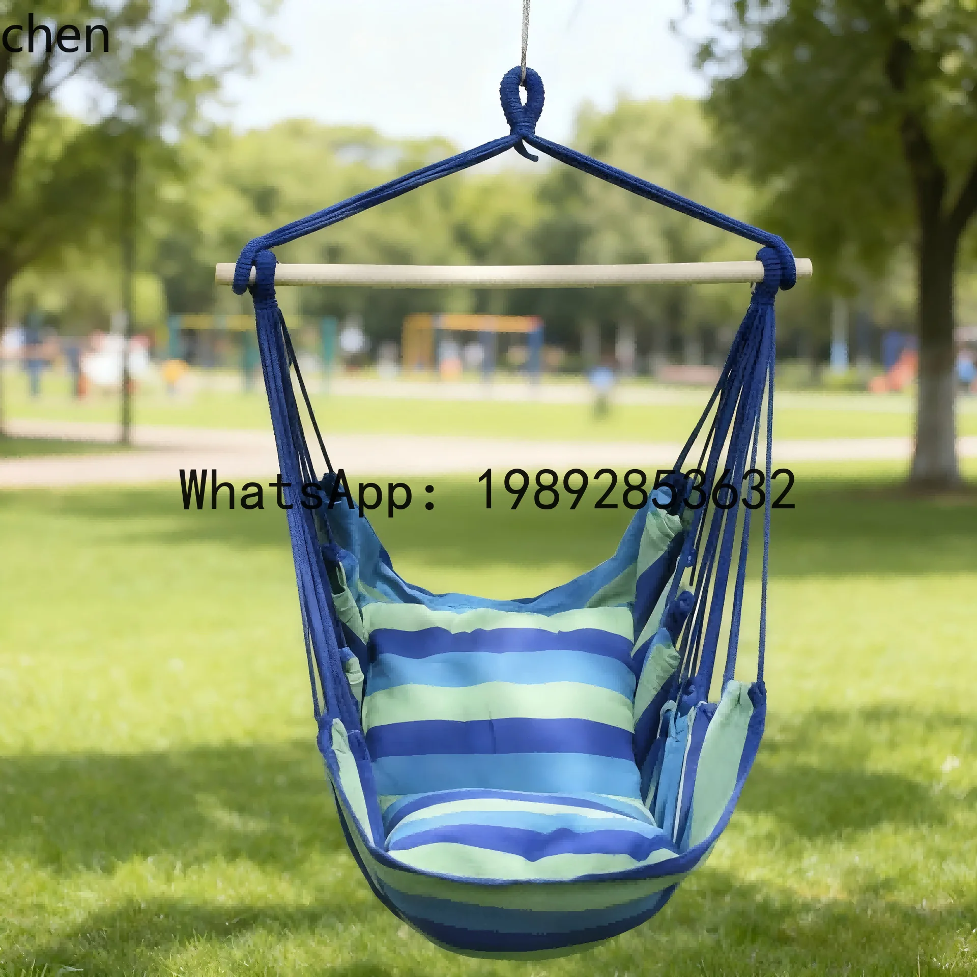 swing hammock rocking chair adult outdoor balcony lounging