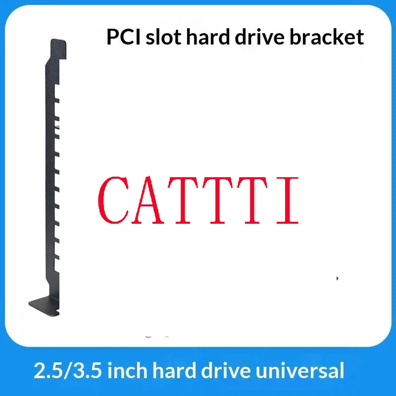

Desktop Computer Case SSD HDD Universal Hard Drive Bay PCI Card Slot Expansion Rack Suitable For 2.5-inch/3.5-inch Hard Drives