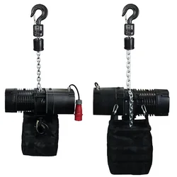 Factory Wholesale Galvanized Chain Stage Hoist Double Brake System Motorized Electric Hoist For Stage Lightings