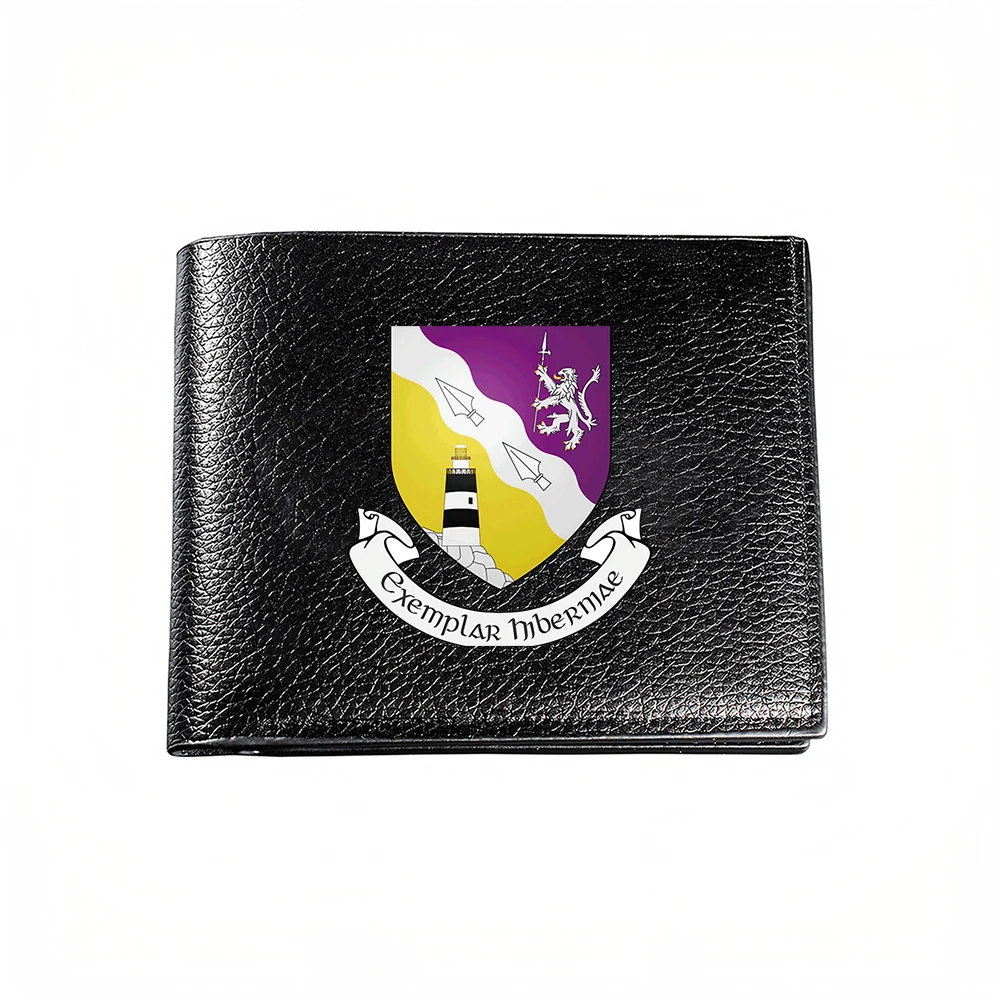 Exemplar Hiberniae Shield Design Men's Wallet Card Holder Casual Business Fashion Print