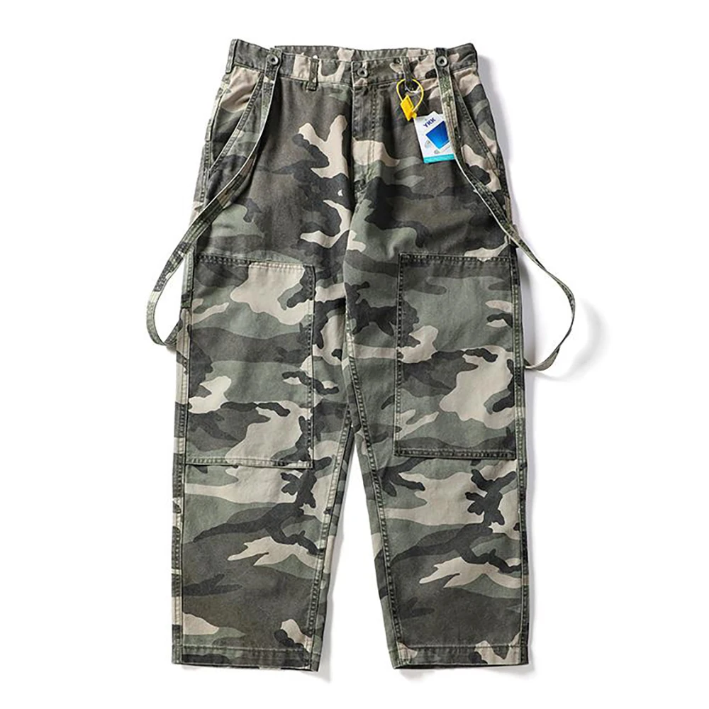 

Japanese Retro Workwear Logging Pants Men's Fall Thick Straight Casual Overalls Japanese Retro American Trendy