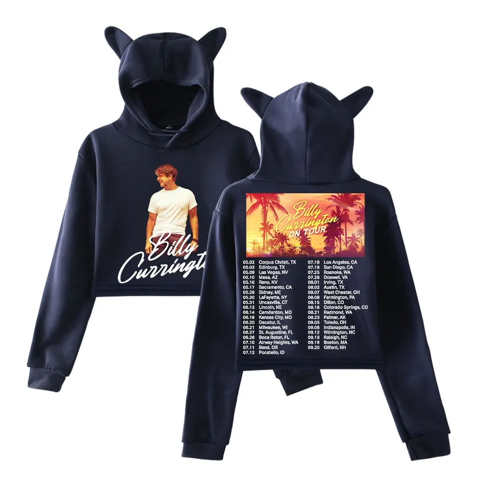 بيلي كورينجتون أون تور ميرش بلوفر أنيق أنثى آذان القط هوديي بلوزات طويلة الأكمام الملابس النسائية #4