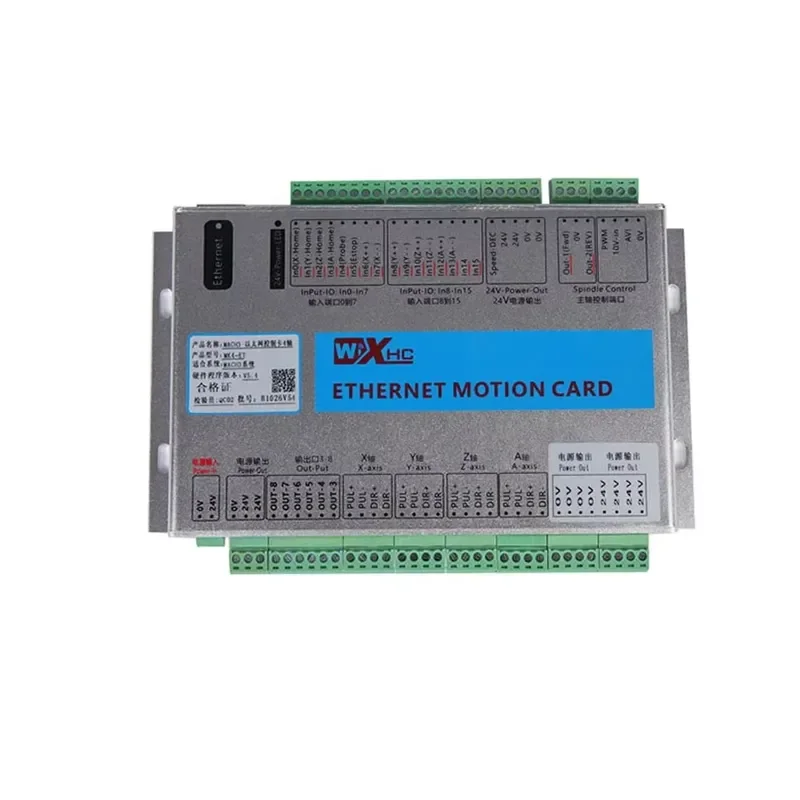 XHC Ethernet Mach3 breakout board 3 4 6 axis motion control card resume 2MHz support windows 7 10 for cnc enrgaver Lathe