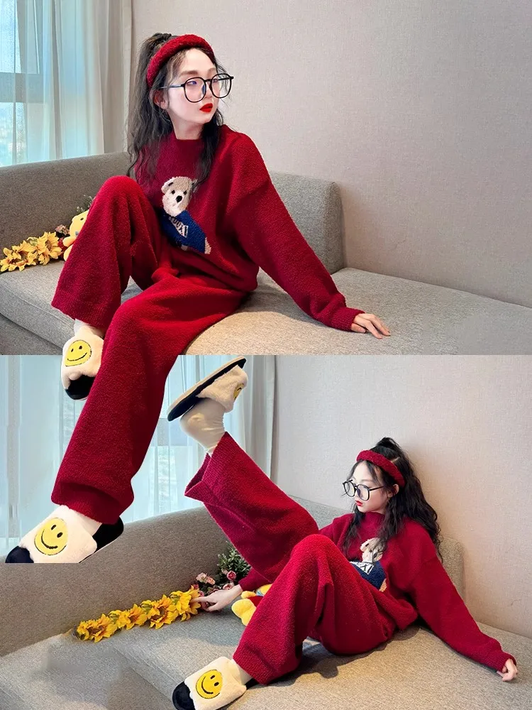 anseola-ropa-de-dormir-para-ninas-ropa-de-invierno-de-felpa-terciopelo-rojo-ropa-de-casa-de-media-terciopela-plones-l