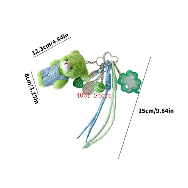 مضفر حبل حقيبة سحر المفاتيح أزياء حقيبة الملحقات الزخرفية لحقيبة اليد