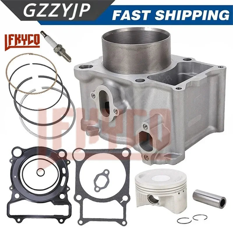 Motorcycle 84.5mm Engine Cylinder 400CC Piston Gasket Ring Kit Motor for Yamaha Kodiak 400 YFM400 Grizzly 400 Motoblock ATV Part