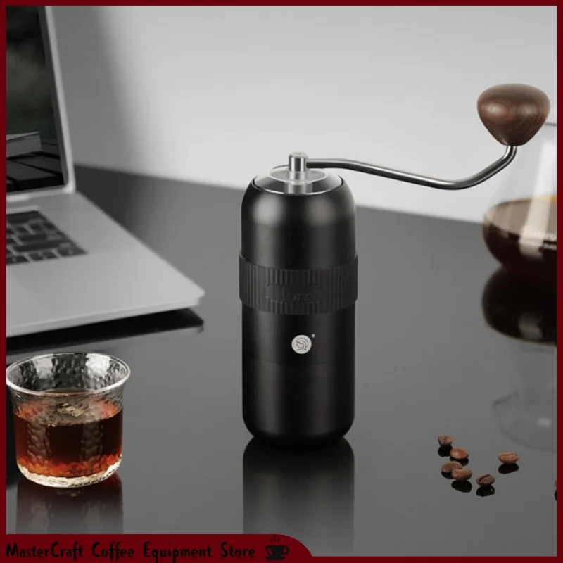 Hero Z7 Manual Coffee Grinder 48mm 7 Star Titanium Plated Burr Stainless Steel Portable Coffee Bean Grinder For Home Brewing