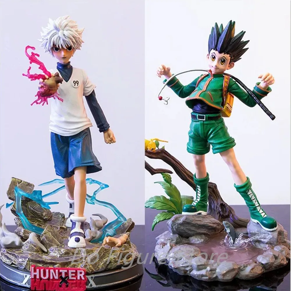 

HUNTER X HUNTER Gon Freecss Killua Zoldyck ПВХ фигурка модель Статуя Коллекционная игрушка