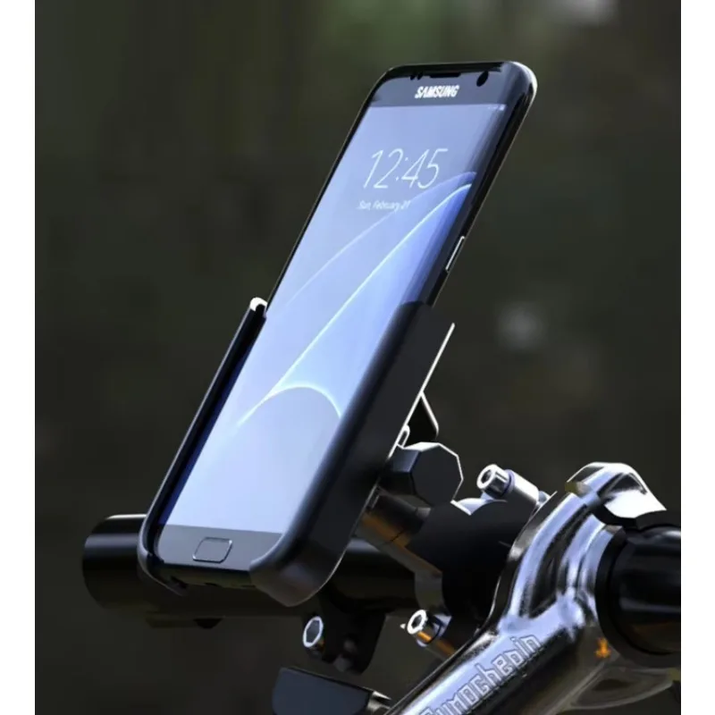 Support de téléphone universel en alliage d'aluminium pour guidon de moto, vélo, accessoires de scooter, réglable