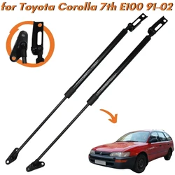 Qty(2) rozpórki bagażnika do Toyota Corolla E100 kombi 1991-2002 600mm tylna klapa bagażnik wsporniki podnośników amortyzatory sprężyny gazowe