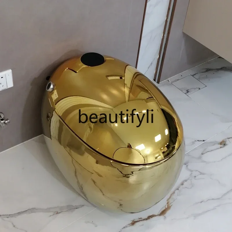 European-style household integrated golden egg smart toilet, fully automatic no water pressure limit household electric toilet
