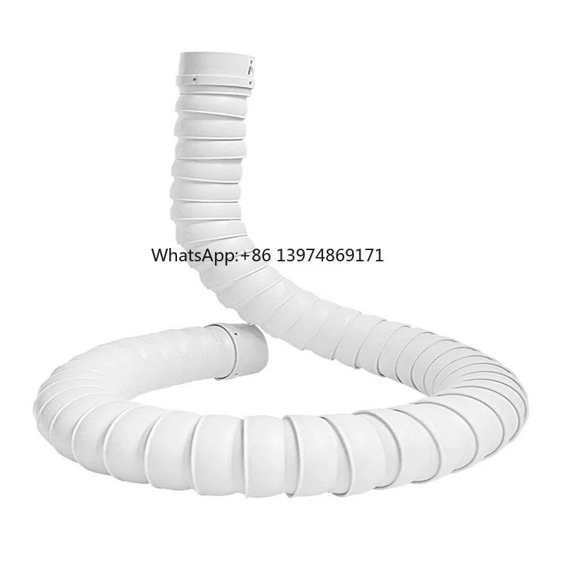 1PC Flexible Smoke Exhaust Ventilator Pipe with round hood for Soldering Smoke Extractor Industrial smoke extraction system