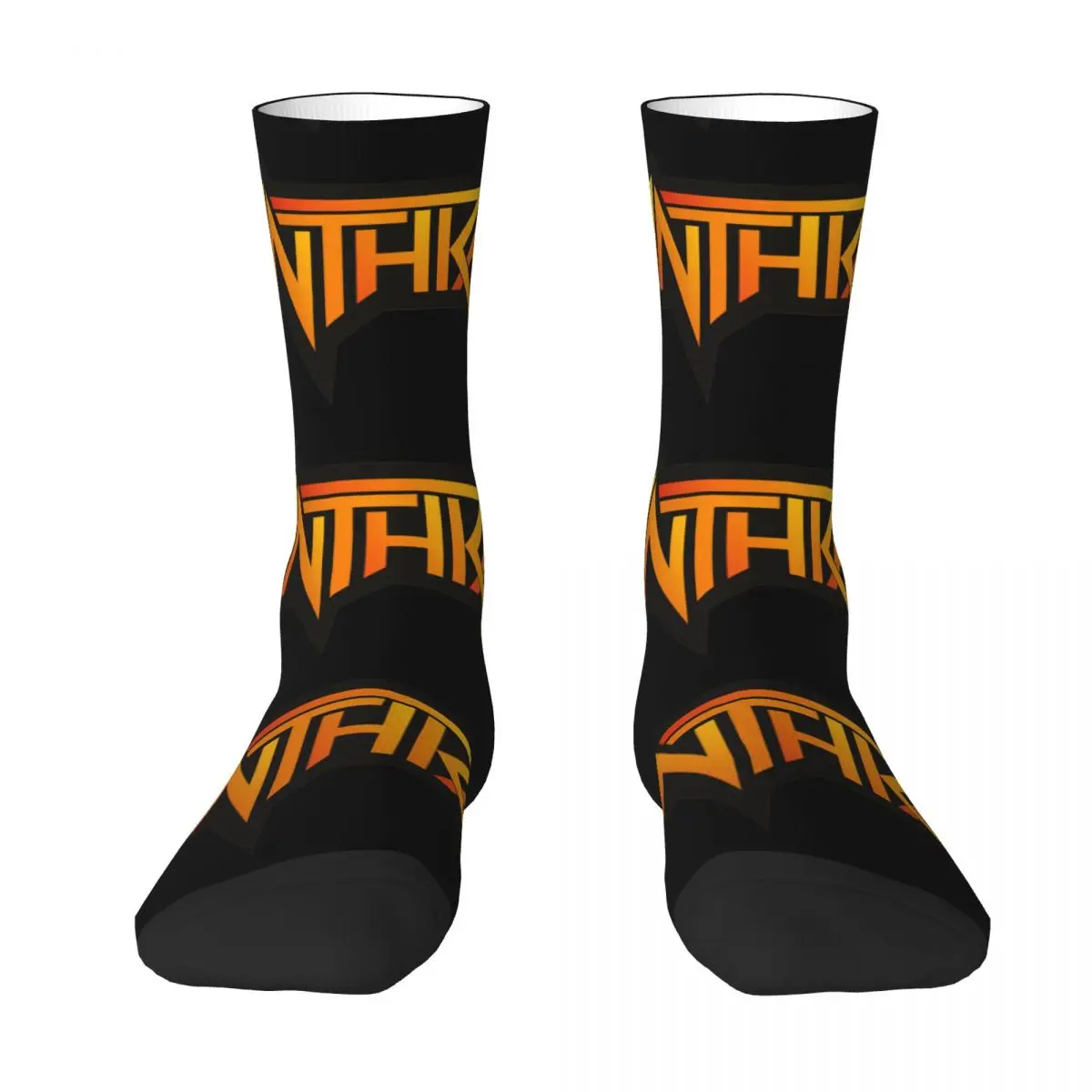 Anthrax Band Theme Socks Merch for Casual Wear Cozy Print Socks