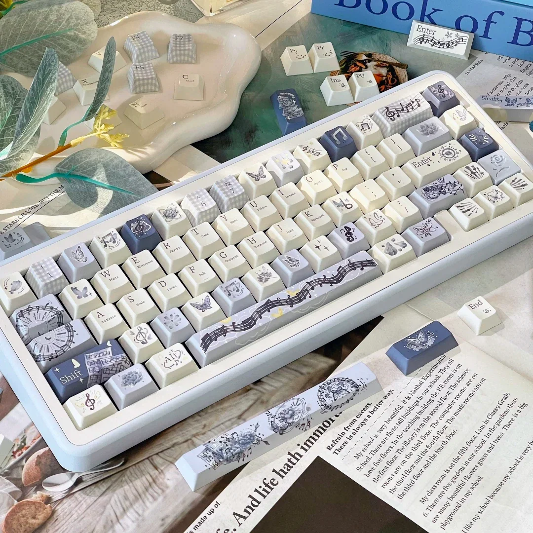 Rhythm Clock Keycap Original Height PBT Material Sublimation High Value Personality Creative Elegant Keycap