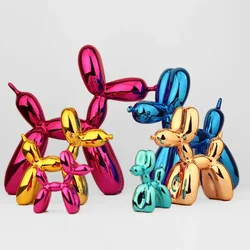 Nordic Resin Balloon Dog Statute Living Room Desktop Decorative Accessoires Sculptures and Figurines Modern Home Decoration