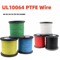 10/20/50M UL10064 FEP Wire 26/28/30/32/34/36/40AWG Plastic Ultra Fine Micro Litz Wires Solder High Conductivity Copper Cable