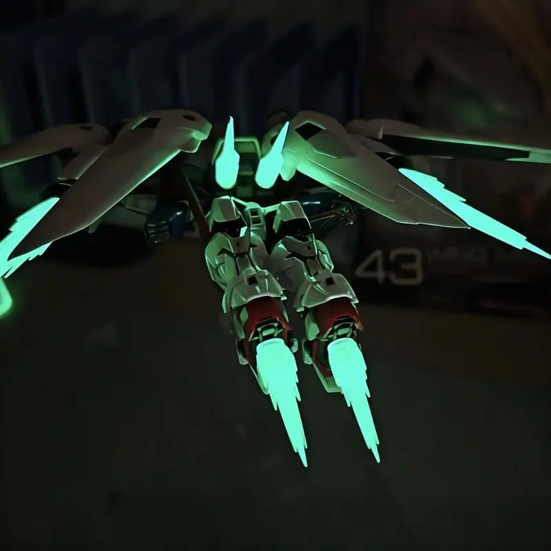 1/144 Transformable Wing Zero Gunpla Assembly Model Kit Articulated Action Figure With Glow-In-The-Dark Effect Collectible Toys - view 5