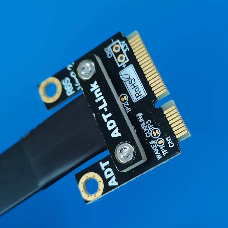 ADT Mini PCI-E إلى M.2 type A Wifi واجهة محول تمديد كابل R65SF 3-100 سنتيمتر