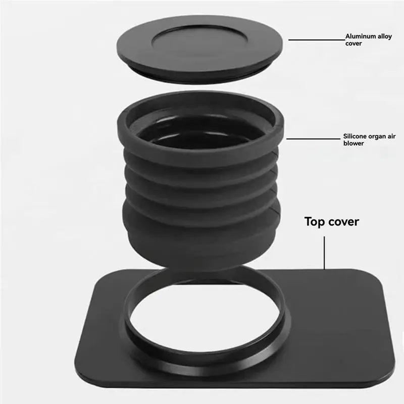 A84G-Espresso Coffee Grinder Hopper Lid Replacement For FELLOW Ode/For FELLOW Gen 2 CAFEMASY Electric Coffee Bean Grinder Bellow