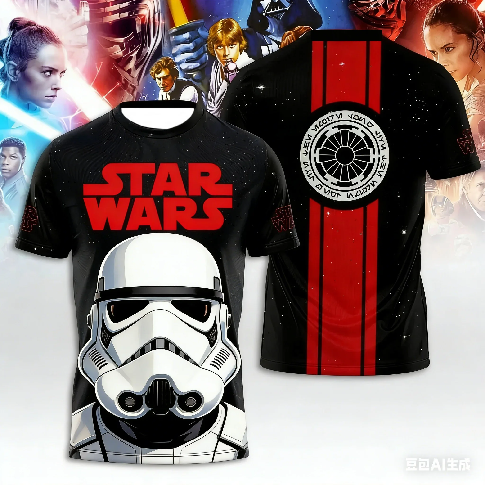 camiseta-masculina-de-manga-curta-de-secagem-rapida-3d-star-wars-50º-aniversario-camiseta-para-adultos-e-criancas-camiseta-para-pais-e-filhos