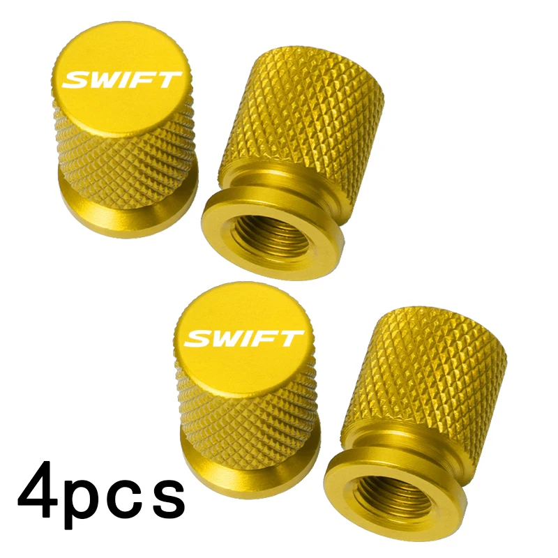 For Suzuki Swift zc33s Sport zc31s zc72s 2005-2024 Car Wheel Tire Valve Caps Tyre Stem Covers Airdust Waterproof