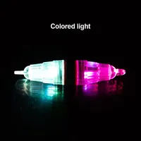 Fishing Accessories Plastic LED Fish Lamp 4 Colors Luminous Bait Light Attracting Fish Triple Anchor Hooks Lure Light