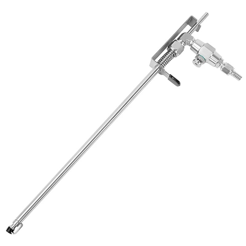 Stainless Bottle Filler Beer Gun, Homebrew Beer Keg Co2 Filling Bottling Device Carbonation Kit, One-handed Intuitive Operation