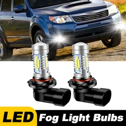 2pcs For Subaru Forester 2004 2005 2006 2007 2008-2012 Car LED Front Fog Light Blubs 9006 Lamp White 6000k Canbus Accessories