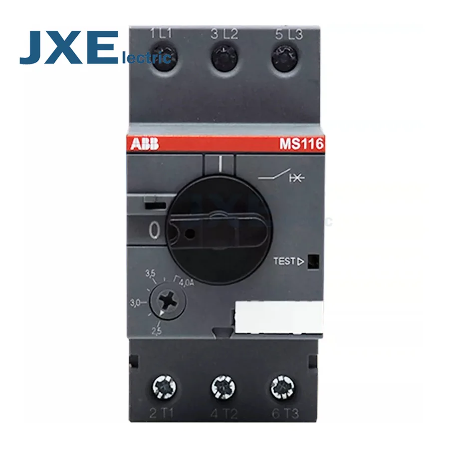 ABB Protective circuit breaker MS116 0.1-0.16A 0.16-0.25A 0.25-0.4A 0.4-0.63A 0.63-1A 1-1.6A 1.6-2.5A 2.5-4A