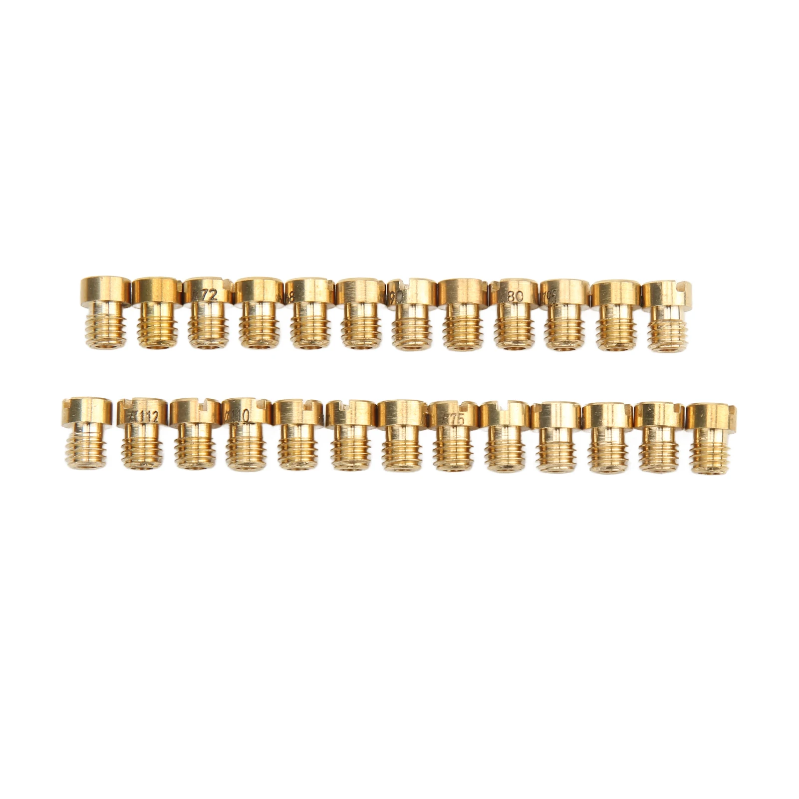 Carburetor Carb Main Nozzle Main Jet Kit Main Carburetor Carb Main  Kit 55‑115 M5 Replacement for Dellorto Carburetor PHBG