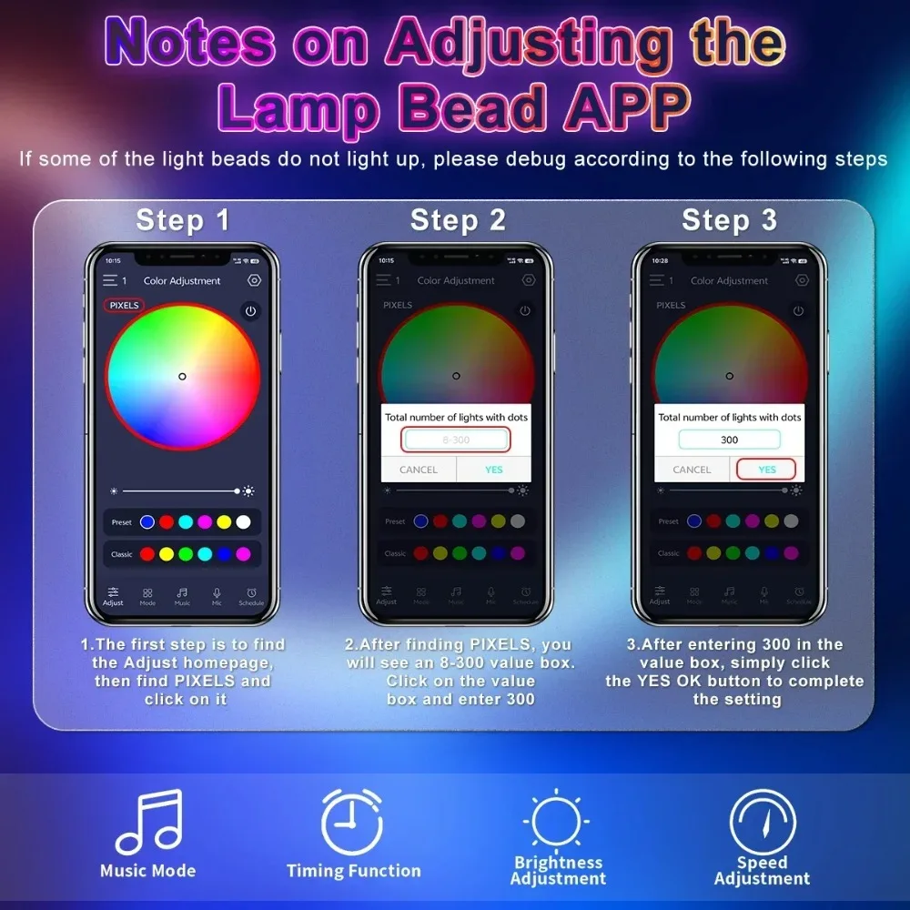 5V USB RGBIC Neon LED Strip IP65 RGBIC Neon Lamp Tape with Bluetooth App and Remote RGBIC Dreamcolor Chasing Strip Tape for Room