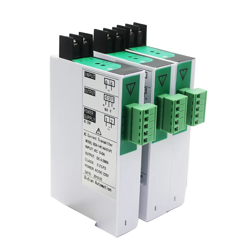 AC 0-1A 2A 5A 10A Current Transmitter 4-20mA 0-5V RS485  Output AC Current Transducer