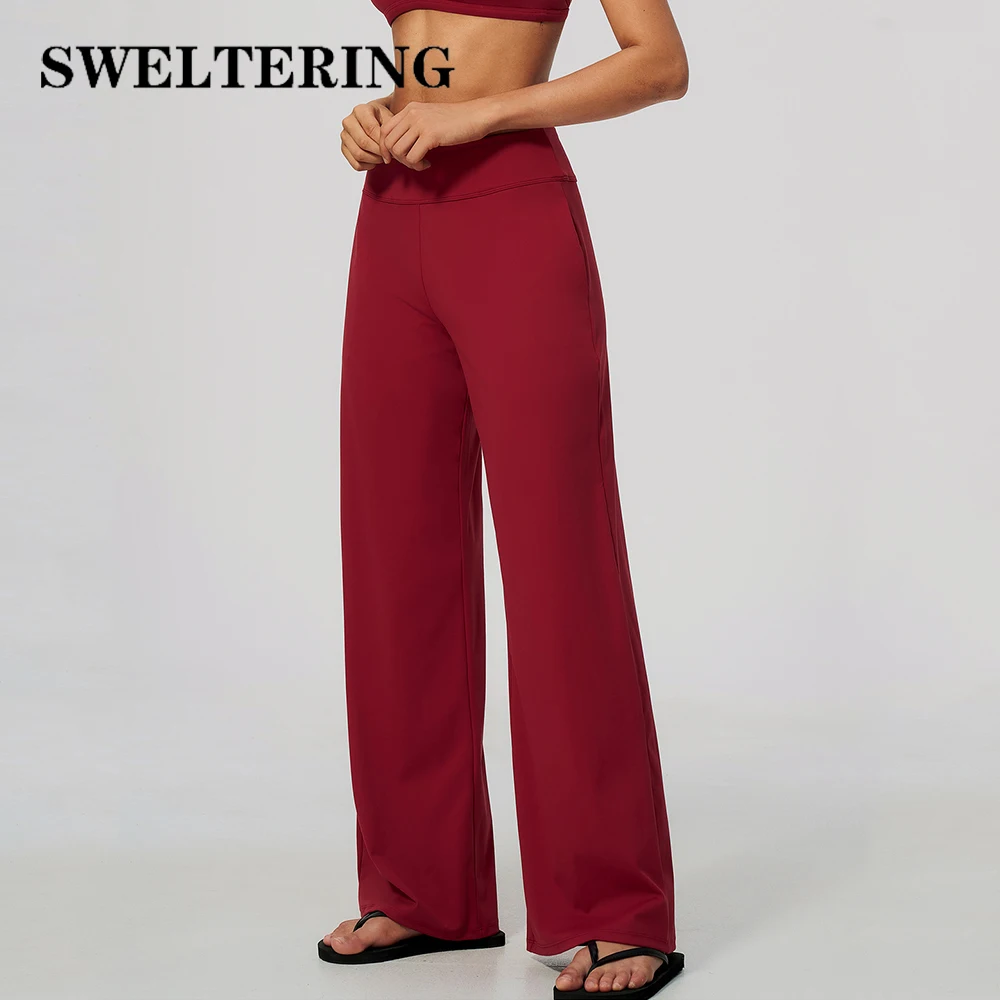 High Waist Yoga Flared Pants Women's Stretch Gym Workout Bell Bottom Trousers Female Running Fitness Casual FlaredTrousers
