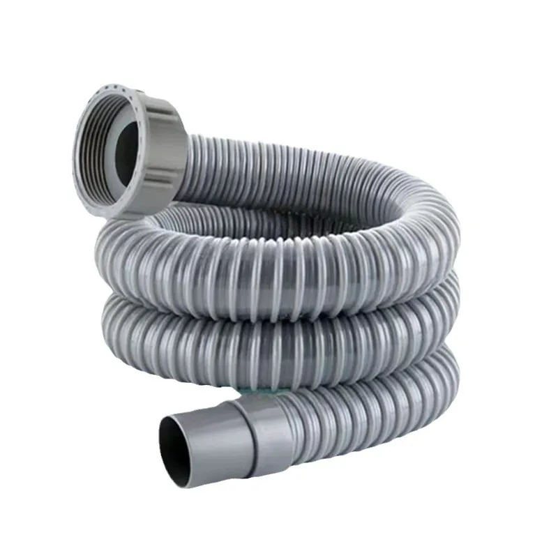 2M Universal Washing Machine Drain Hose Dishwasher Drain Hose Extension Tubes Plastic PP Stretchable Drain Hose