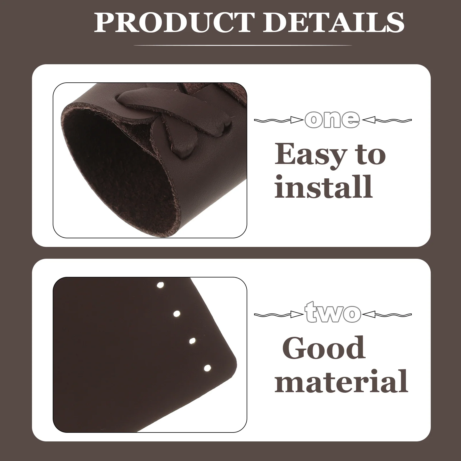 

2 шт., чехлы на руль мотоцикла в стиле ретро, нескользящие амортизирующие обертывания на руль, аксессуары для безопасности езды