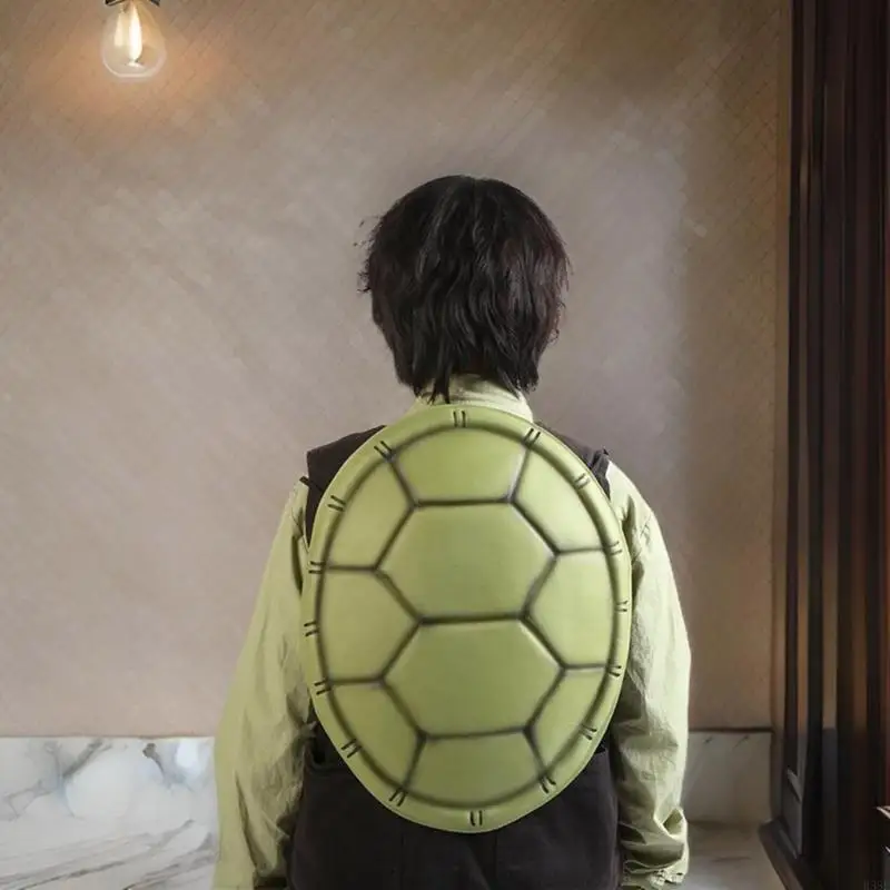 H58E Costume coquille tortus portable portable pour les enfants Cosplay pour adultes, carnavals, Halloween