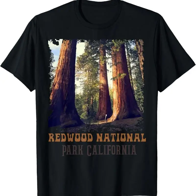 

Humboldt Redwoods Retro Us California State Vintage Parks T Shirt