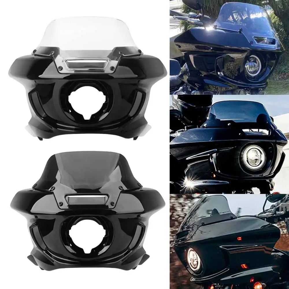 

Защитный кожух передней фары с ветровым стеклом из ABS для мотоциклов Harley Softail FXLRST 1YXZ LOW RIDER ST 2022-2024