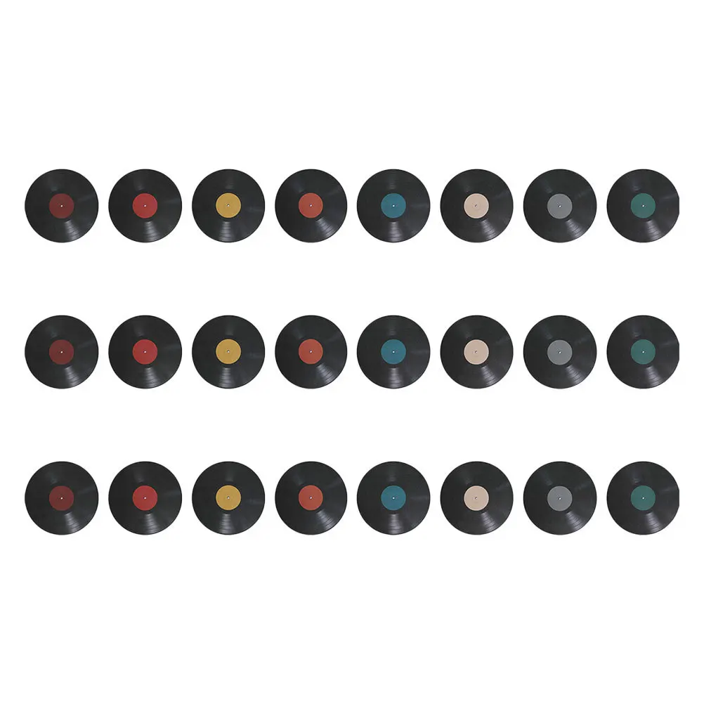 3 مجموعات سجل الجدار ملصق خمر شارات الفينيل الموسيقى تحت عنوان الطرف الديكور غرفة نوم غرفة المعيشة جدار الفن زينة الحفلات