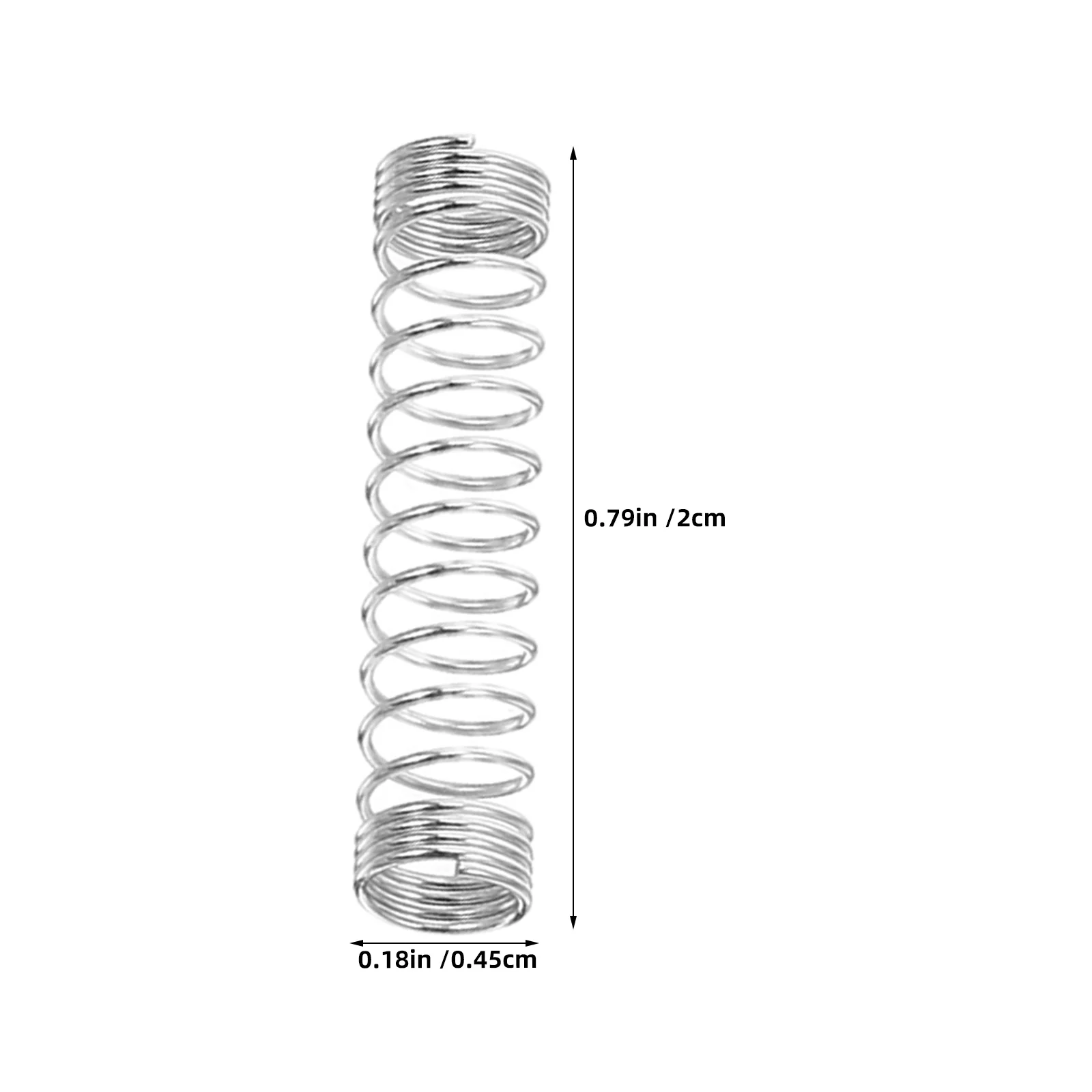 100 قطعة قلم حبر جاف نوابض ضغط الفولاذ المقاوم للصدأ عمل زنبرك صغير للأقلام استبدال نوابض القلم