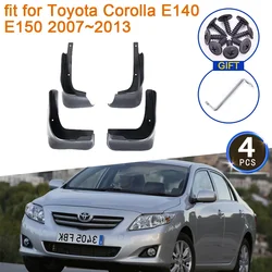 4x Mudflap for Toyota Corolla E140 E150 2007~2013 Accessories 2008 2009 2010 2011 2012 MudGuards Splash Guards Mud Flaps Fender