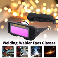Automatic Dimming Welding Glasses Light Change Auto Darkening Anti- Eyes Shield Goggle for Welding Masks EyeGlasses Accessories