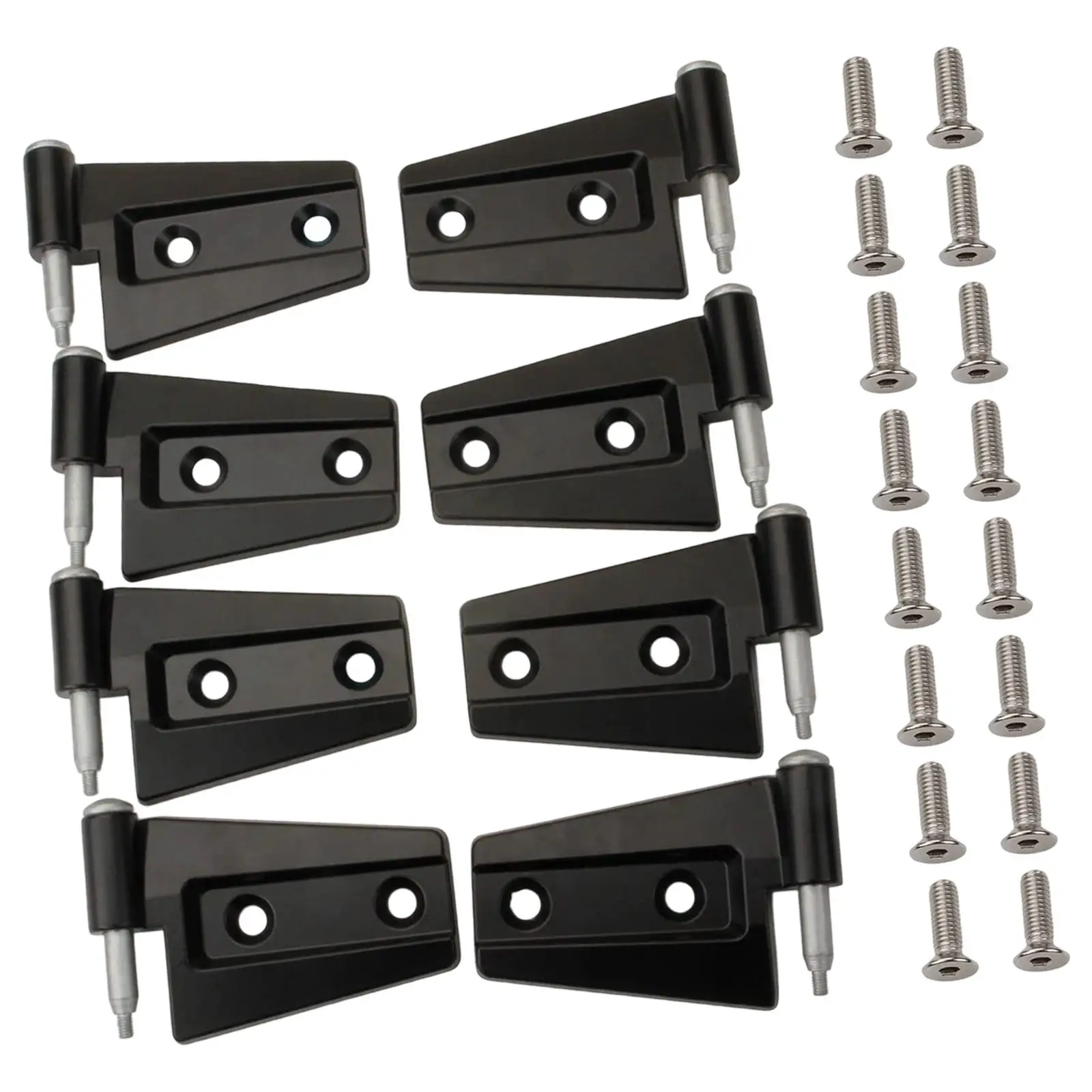 

Black Metal Door Hinge Assembly High Performance Spare Parts for Jeep Wrangler JK Accessories