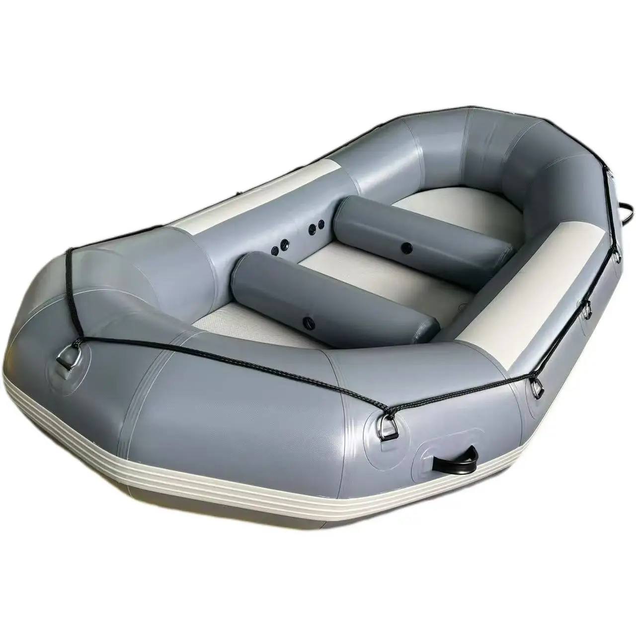 Wholesale Inflatable White Water Raft / Rafting Boat With Inflatable Floor