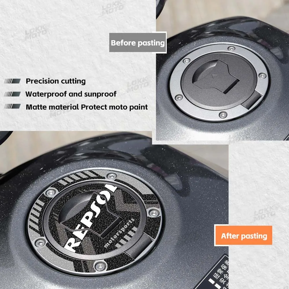 For CBR CB 650 300 R 500R/X/F 250R 400F/X CM 500 1100 RR Motorcycle Frosted Tank Cap Cover Sticker Protect Decals Accessories