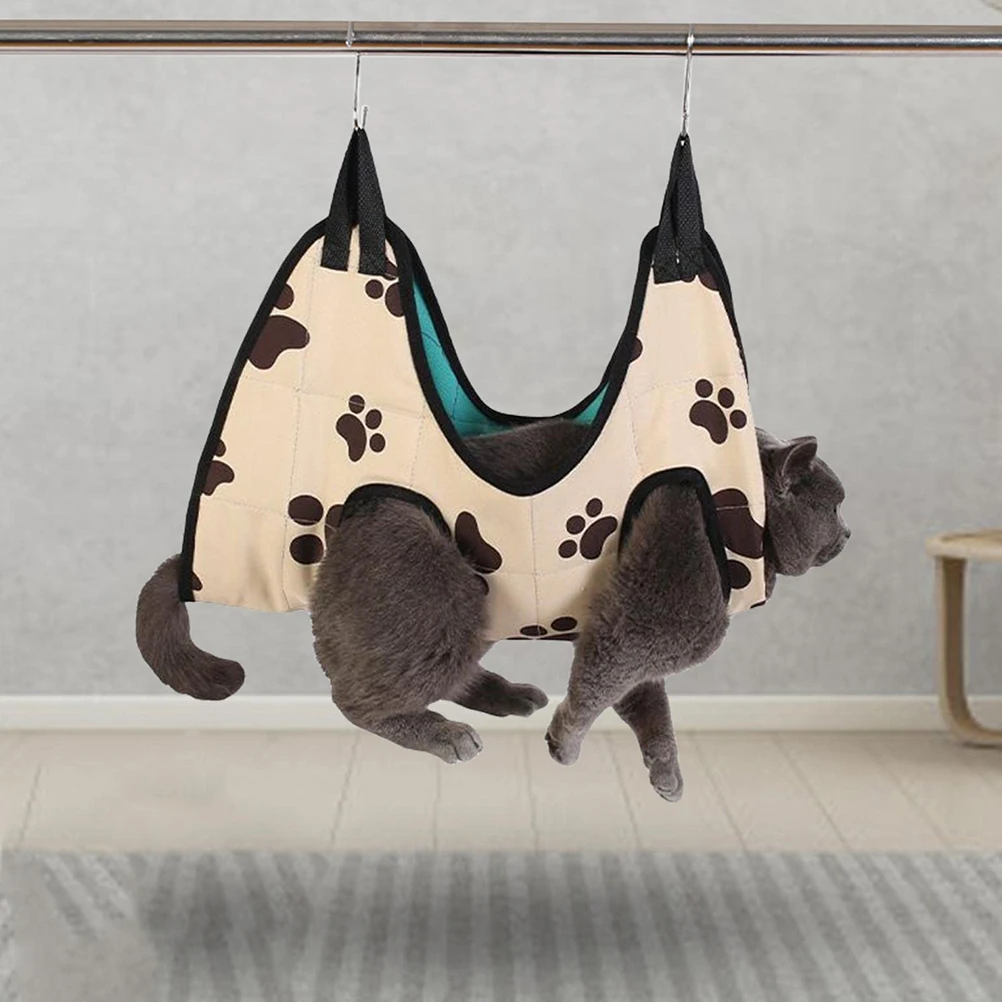 

Pet Grooming Hammock Breathable Cat Dog Nail Trimming Hammocks Puppies Easy Suspend Heavy Duty Suitable Various Sizes Dog