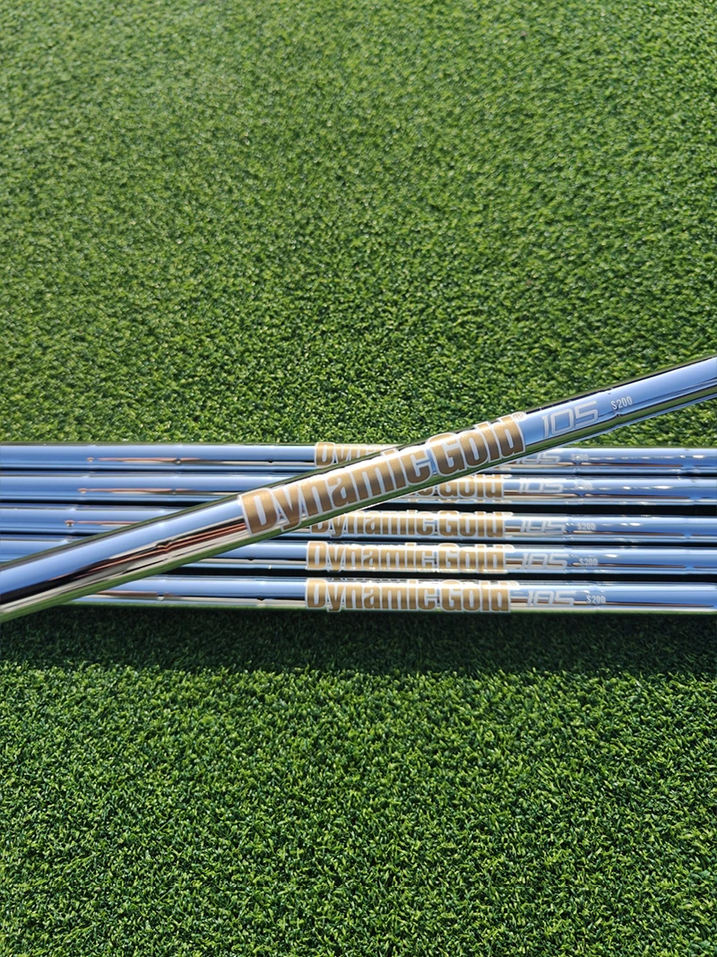 Zupełnie nowe kije golfowe 10 SZTUK DYNAMIC GOLD 105 S200 Wał stalowy 0.370 S200 DYNAMIC GOLD 105 Wał stalowy do żelazek
