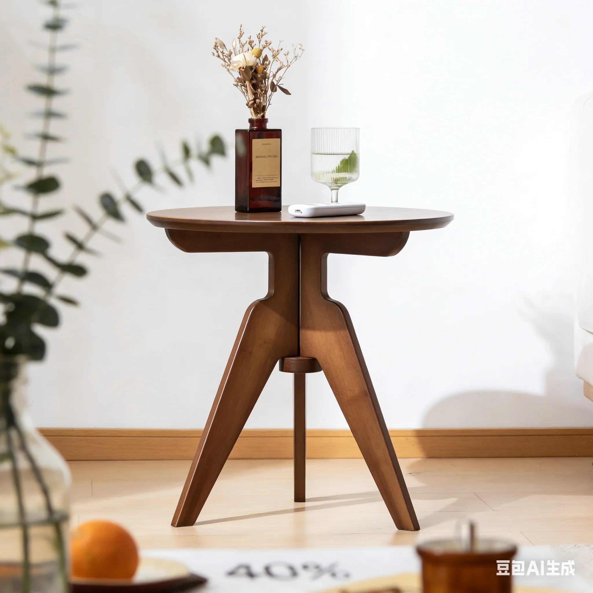 AOLIVIYA Coffee Desk Tea Table Sofa Side Table Living Room Center Corner Stand Floor Storage Shelf Nordic Light Luxury A384917